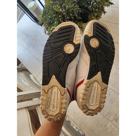 New Balance 550 Team Red Navy Mens Size 9.5 - Picture 4 of 9